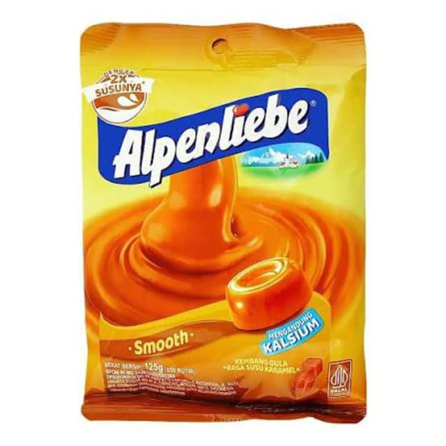 Alpenliebe Smooth Toffee 125Gm Imp