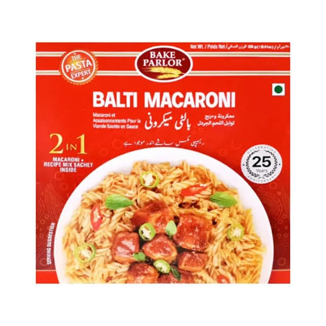 Bake Parlor Balti Macaroni 250Gm