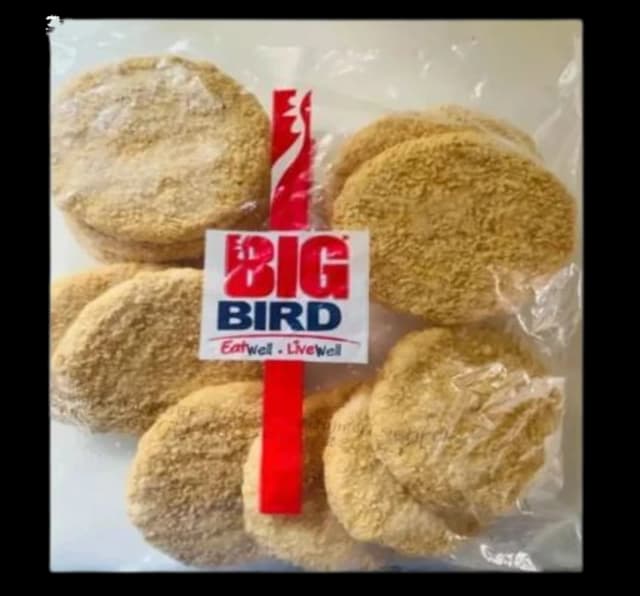 Big Bird Crispy Burger Patties 960Gm