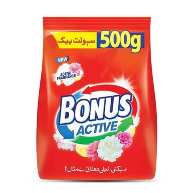 Bonus Active Detergent 500gm