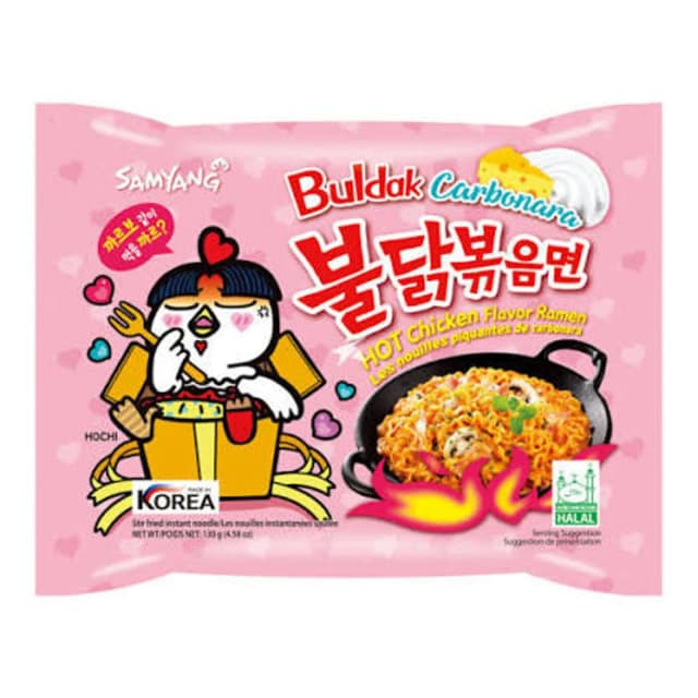 Buldak Carbonara Hot Chicken Cheese Noodle 130Gm