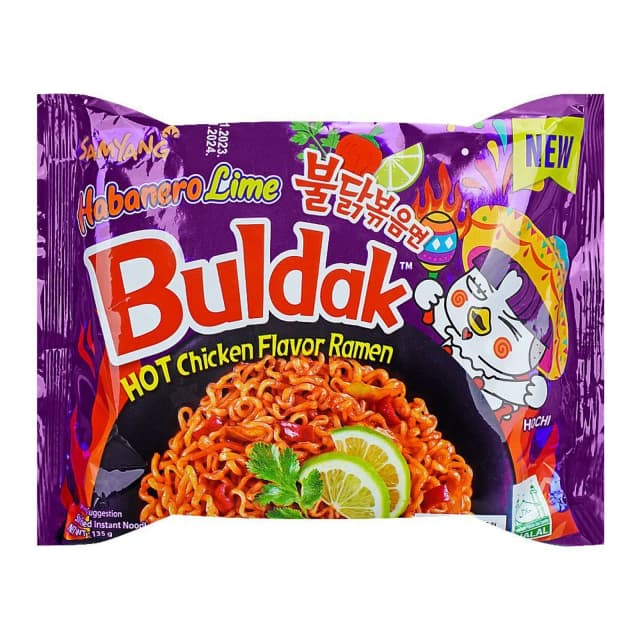 Buldak Carbonara Hot Chicken Habanero Lime Noodle 130Gm