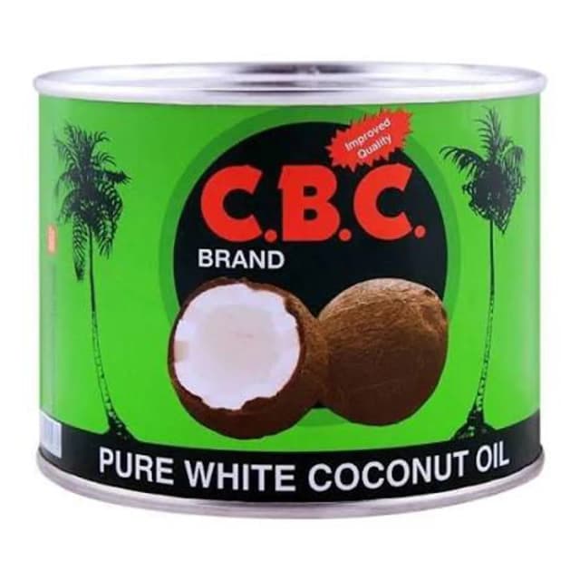 C B C Pure White Coconut Oil Tin 400Gm
