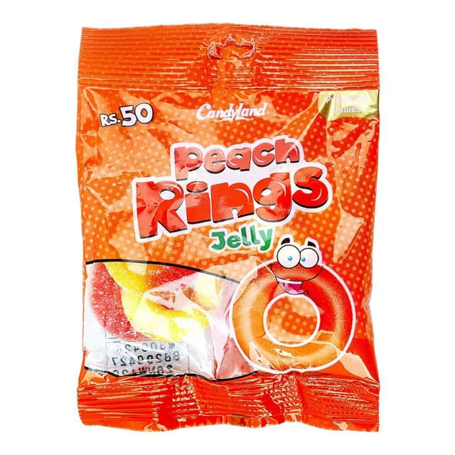 Candy Land Peach Rings Jelly Rs.50