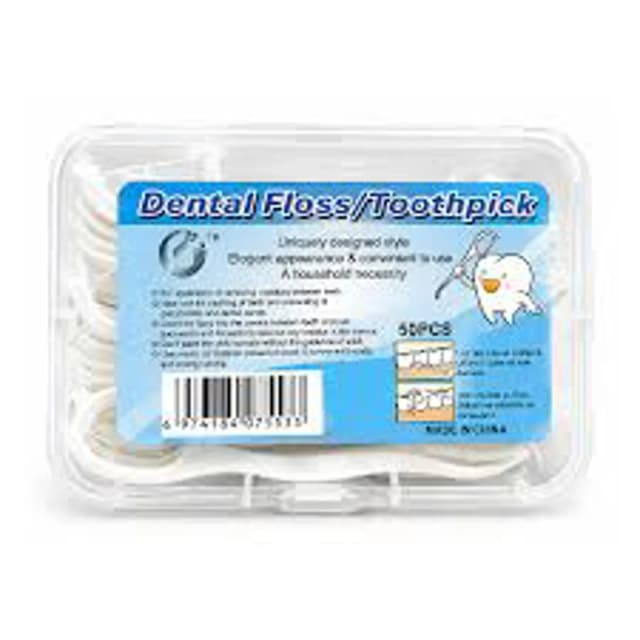 Dental Floss Toothpick 50pcs