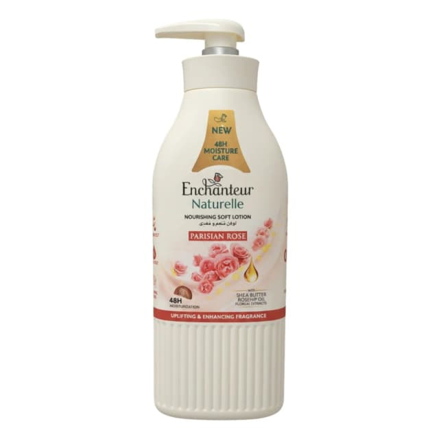 Enchanteur Naturelle Parisian Rose Soft Lotion 500ml