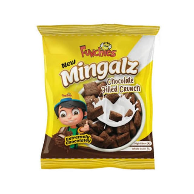 Funchies Mingals Chocolate Filled Crunch 20Gm