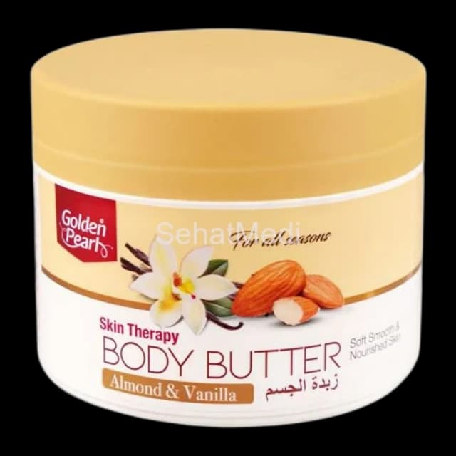 Golden Pearl Skin Therapy Almond & Vanilla Body Butter 200ml