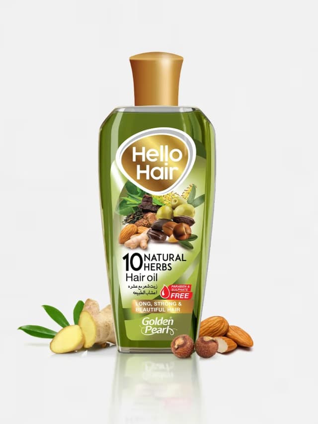 Hello Hair 10 Natural Herbs Hair Oil 100ml