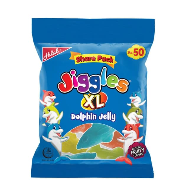 Hilal Jiggles XL Dolphin Jelly Rs.50