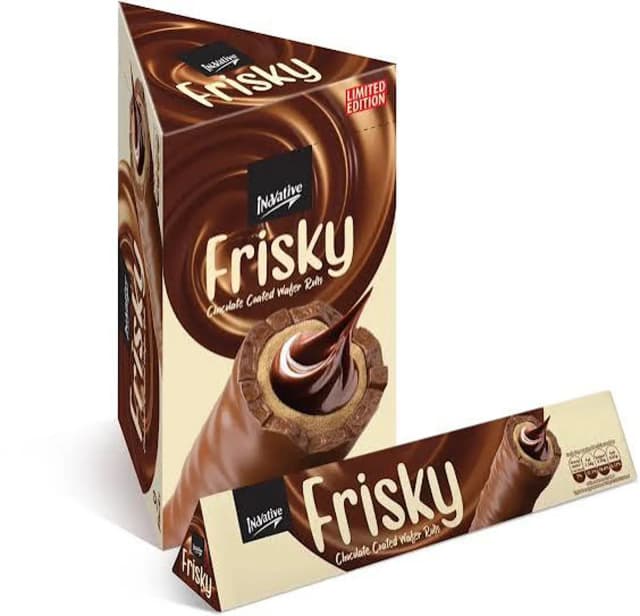 Inovative Frisky Chocolate Coated Wafer Roll Rs.60