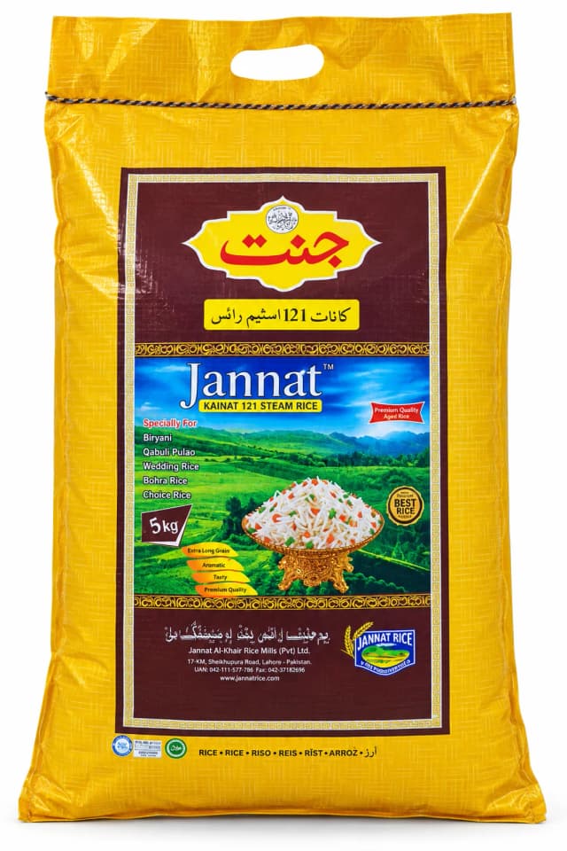 Jannat 1121 Steam Rice 5Kg