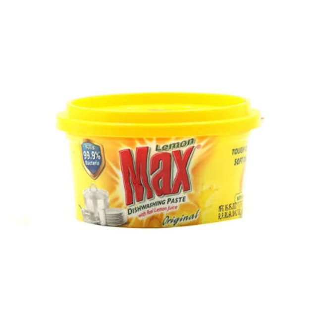 Lemon Max Dish Washing Paste Original 200gm Yellow
