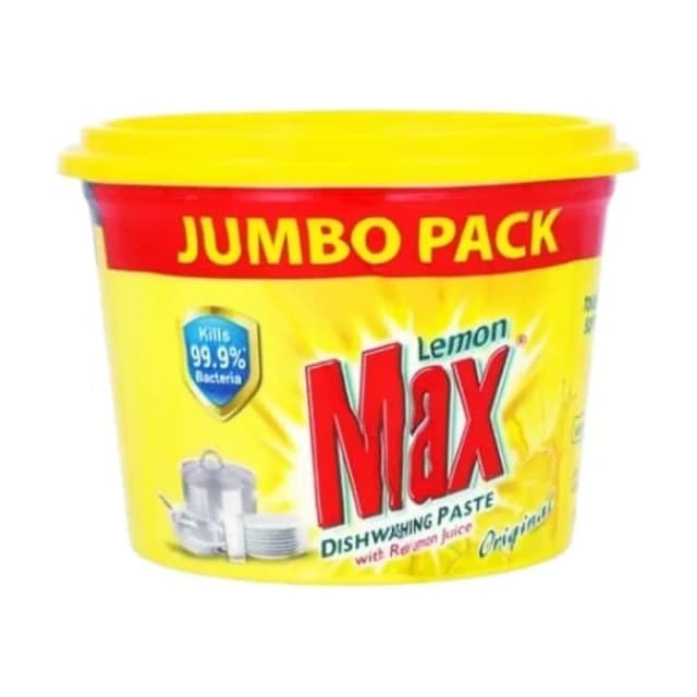 Lemon Max Dish Washing Paste Original 750gm Yellow