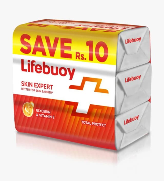 Lifebuoy Total Protect Soap 123gm 3 In 1 Trio