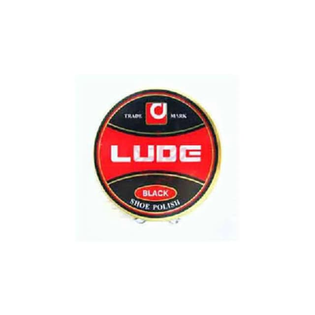 Lude Black Shoe Polish Large 32gm