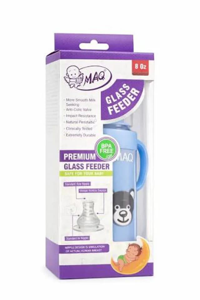 Maq Premium Glass Feeder 8 Oz. MQ-192-C