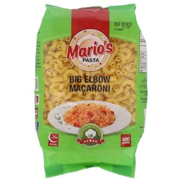 Marios Pasta Big Elbow Macaroni 400gm