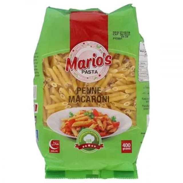 Marios Pasta Penne Macaroni 400gm
