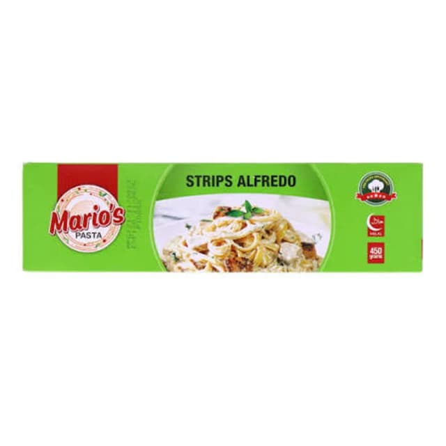 Marios Pasta Strips Alfredo 450gm