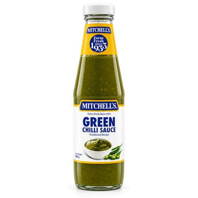 Mitchells Green Chilli Sauce 280Gm