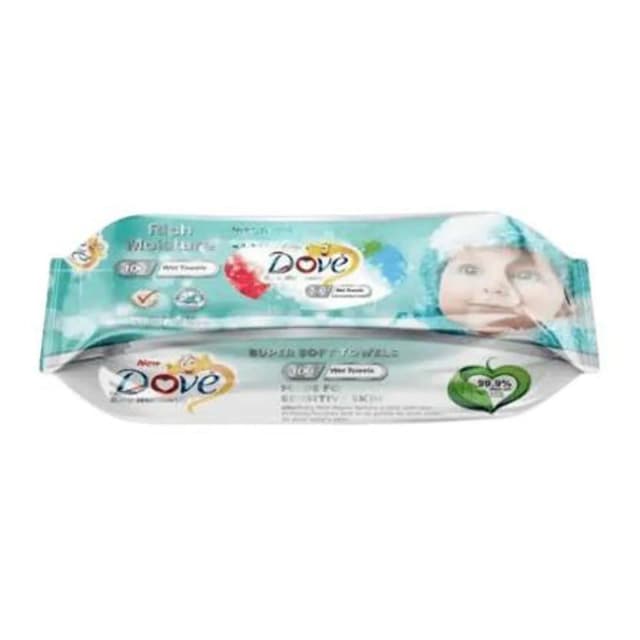 New Dove Baby Wet Towels 100pcs