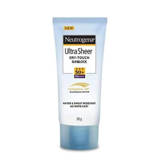 New Neutrogena Ultra Sheer Dry Touch Sun Block SPF-50+ With Helioplex XP 80gm