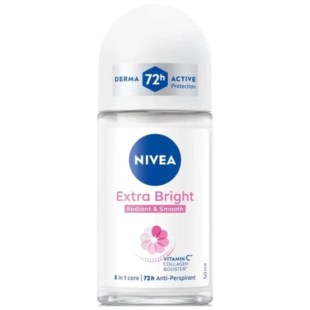 Nivea Extra Bright Radiant & Smooth Roll On 50ml