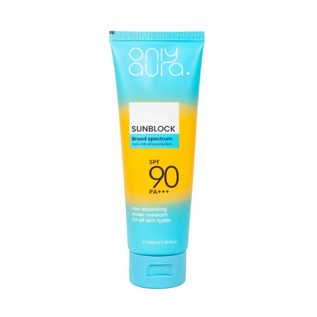 Only Aura Sun Block SPF-90 PA+++ 100ml