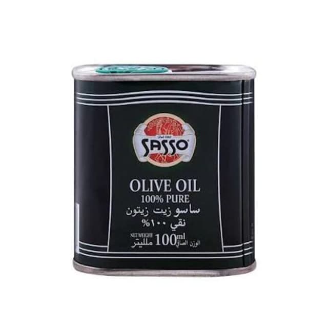 Sasso Olive Oil Tin 100Ml