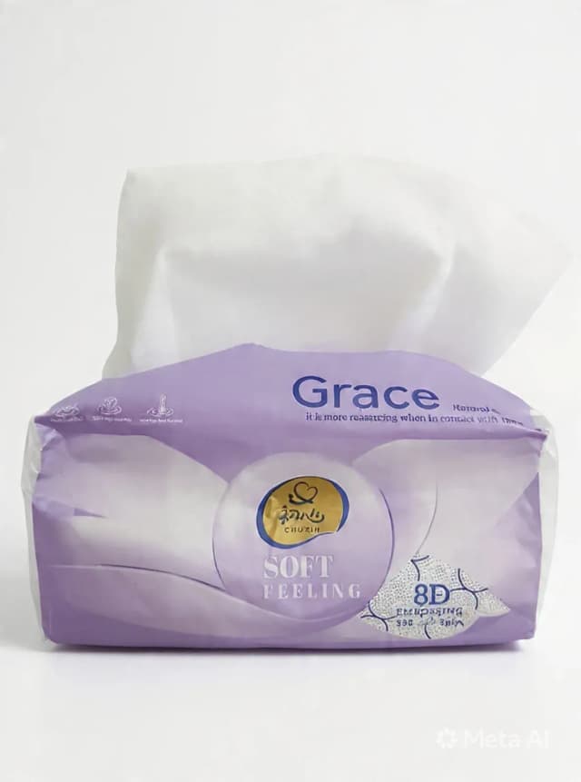 Soft Feeling Grace 8D Embossing Medium 330 Sheets 3ply