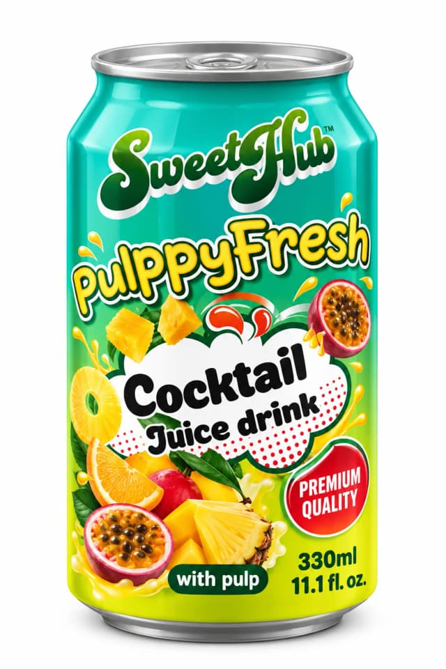 Sweet Hub Pulppy Fresh Cocktail Juice 330Ml