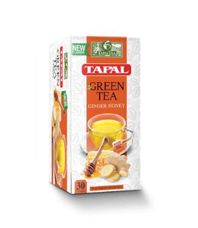 Tapal Green Tea Ginger Honey 30Pcs
