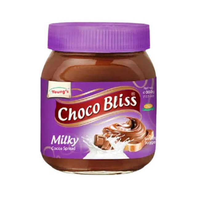 Youngs Choco Bliss Milky Cocoa Spread 350Gm